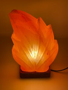 Leaf Crafted Salt Lamp