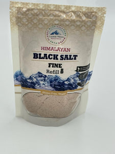 Himalayan Black Salt Fine Refill - Crystalmines