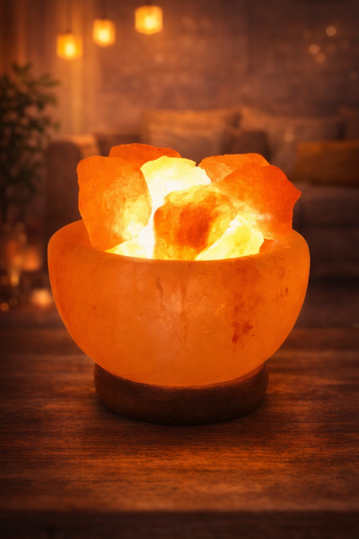 Himalayan FIRE BOWL Salt lamp 2KG