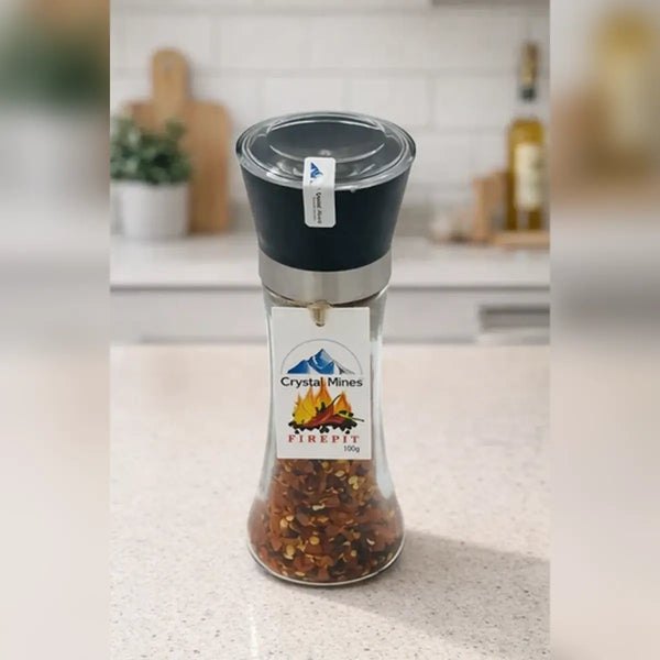 Fire Pit Extreme Hot Salt Grinder by Crystal Mines Australia