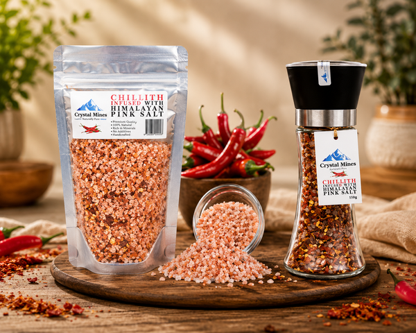 Himalayan Chilli Salt + Refill Bundle Pack by Crystal Mines Australia