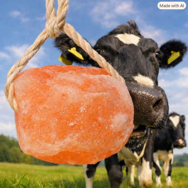 Himalayan Salt Lick 2kg for Animals by Crystal Mines Australia