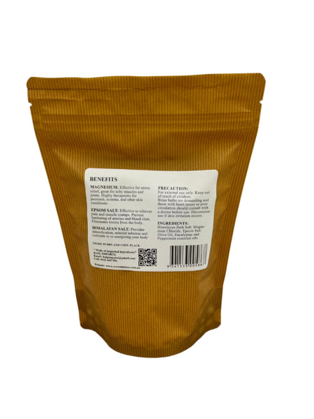 Joint & Muscle Magnesium & Himalayan Salt Bath Soak  with Himalayan salt, magnesium chloride and Epsom salt by Crystal Mines Australia