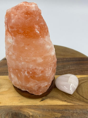 Himalayan Pink Salt Lamp + Mongolian calcite (Bundle Pack)