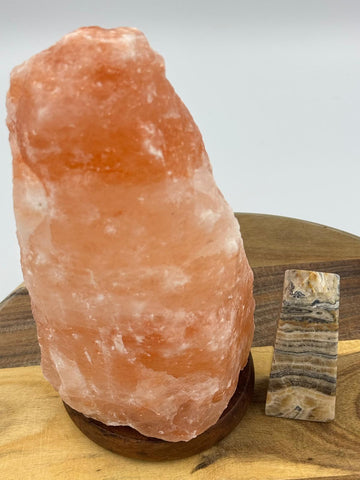 Himalayan Pink Salt Lamp + Bumble bee tower (Bundle Pack)