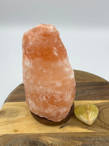 Himalayan Pink Salt Lamp + Lemon calcite (Bundle Pack)