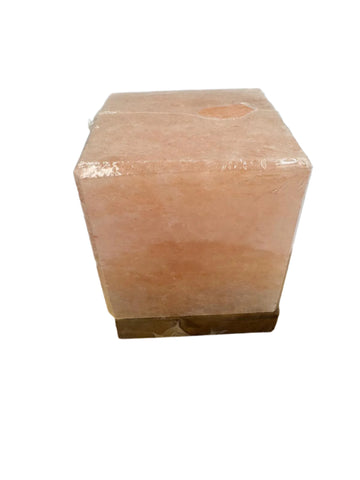 Cube Shaped Himalayan Salt Lamp