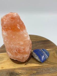 Himalayan Pink Salt Lamp + Lapiz Heart (Bundle Pack)