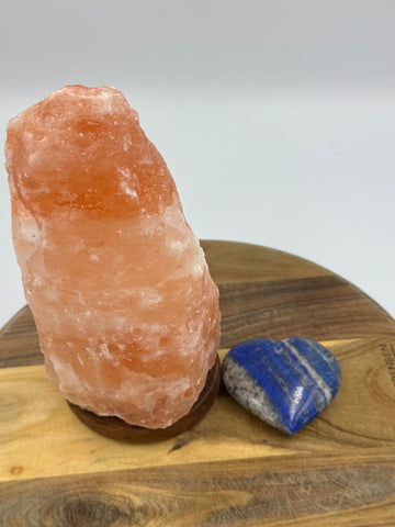 Himalayan Pink Salt Lamp + Lapiz Heart (Bundle Pack)