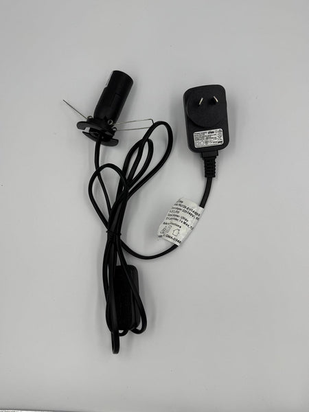 Australian SAA approved power cord and adapter for Himalayan Salt Lamp | Crystal Mines Australia