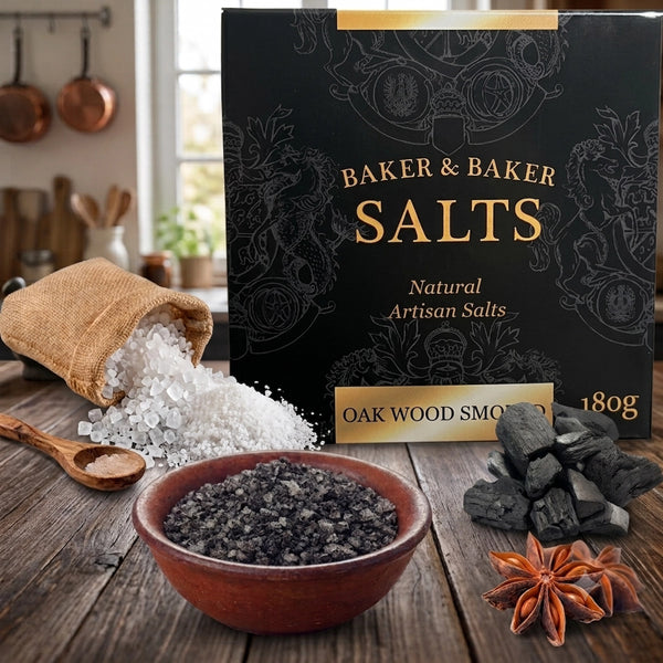 Natural Artisan Liquorice Salt 180g premium gourmet finishing salt by Crystal Mines Australia.