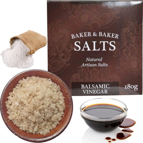 Natural Infused Artisan Balsamic Vinegar Salt 180g gourmet finishing salt by Crystal Mines Australia.