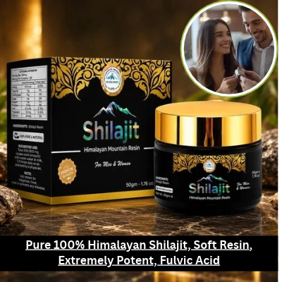 Pure Himalayan Shilajit Resin 25g – 100% Pure & Natural Himalayan Mountain Resin for Men & Women by Crystal Mines Australia