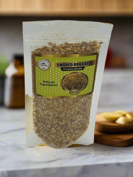 Smoked Dukkah Artisan Smoky Spice Blend 80g seasoning by Crystal Mines Australia.