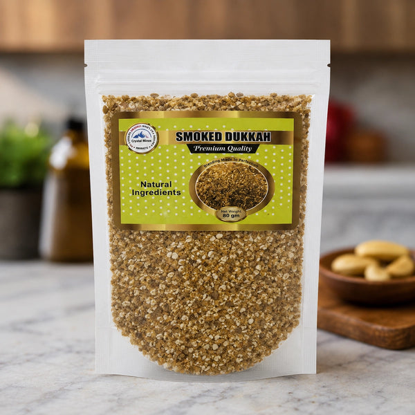 Smoked Dukkah Artisan Smoky Spice Blend 80g seasoning by Crystal Mines Australia.