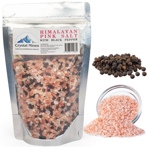 Himalayan Pink Salt With Black Peppercorns Refill 