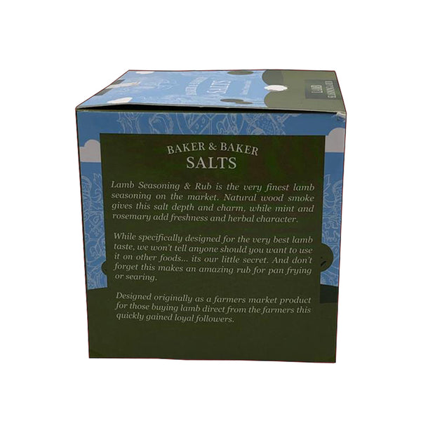 Natural Artisan Lamb Seasoning & Rub 180g description gourmet seasoning with smoked Himalayan salt by Crystal Mines Australia.