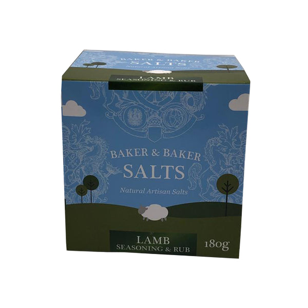 Natural Artisan Lamb Seasoning & Rub 180g packing gourmet seasoning with smoked Himalayan salt by Crystal Mines Australia.