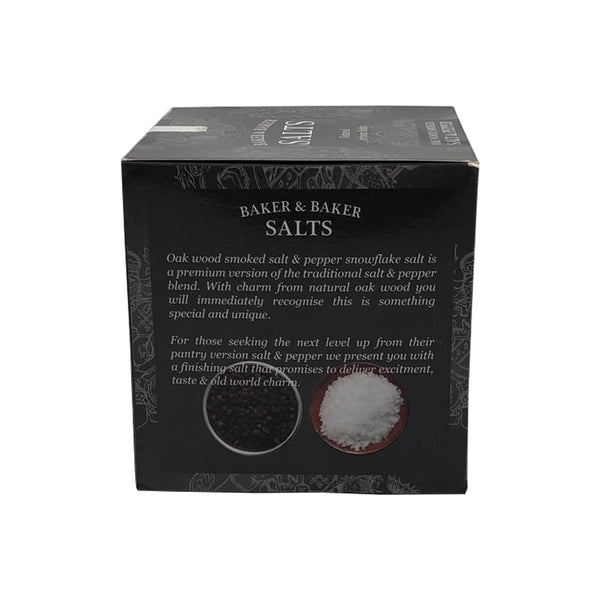 Natural Artisan Oak Wood Smoked Salt & Pepper 180g premium smoked seasoning blend by Crystal Mines Australia.